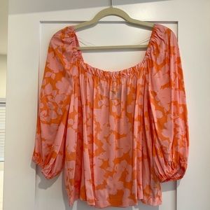 Summery Sanctuary 3/4 sleeve top. Size M